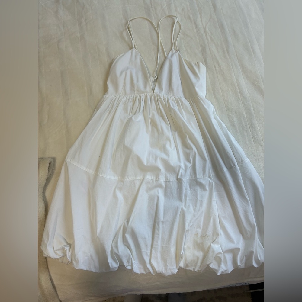 Cinq a sept white mini dress